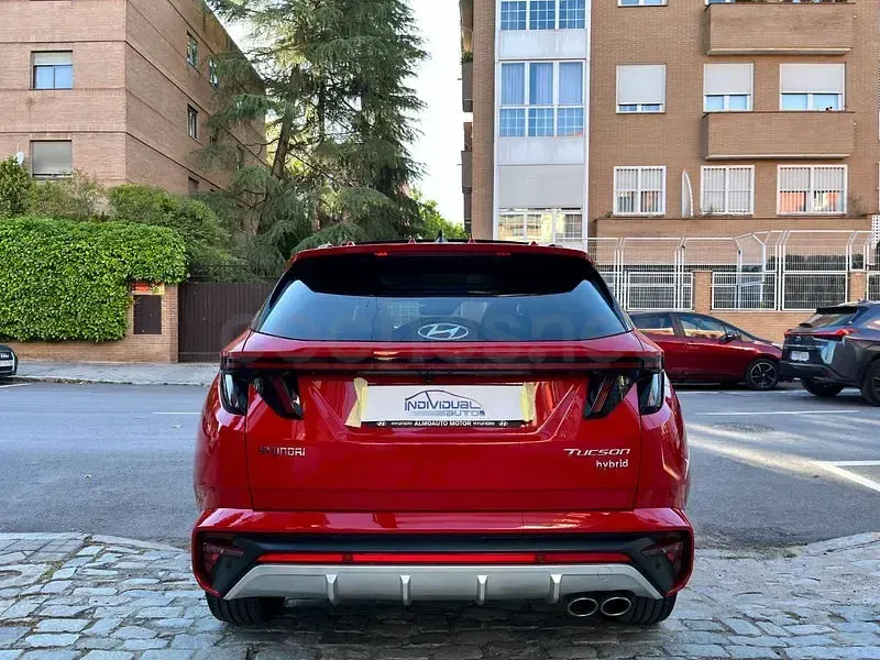 Usado Hyundai Tucson N Line 150 CV (110 kW) 2022 Rojo SUV