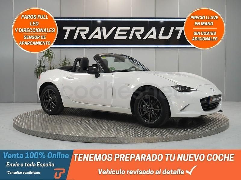 Usado Mazda MX5 Luxury 131 CV (96 kW) 2018 Blanco Descapotable