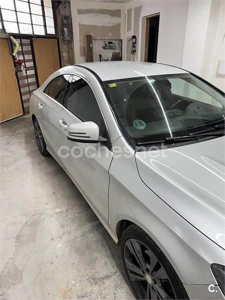 Usado Mercedes CLA220 170 CV (125 kW) 2013 Gris / plata Berlina