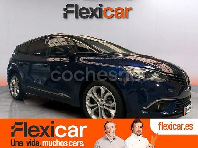 Azul Usado 2018 Renault Grand Scénic IV Intens Monovolumen | 16.990 € (Precio justo) - Imagen 1/4