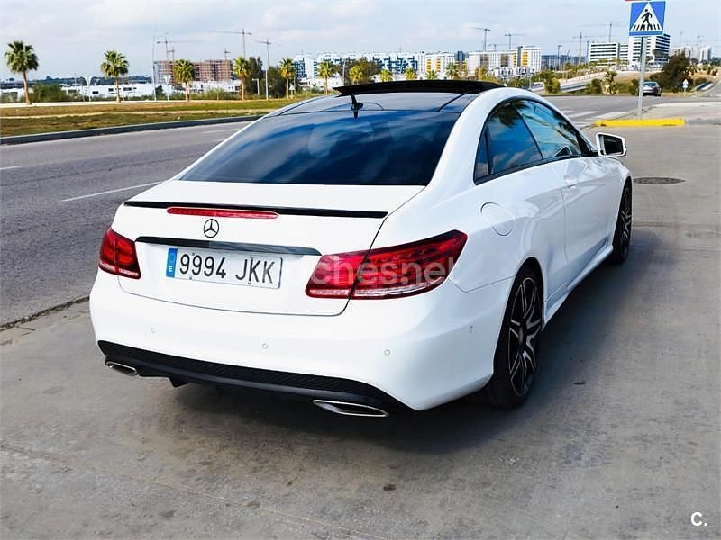 Usado Mercedes E220 194 CV (142 kW) 2016 Blanco Coupe