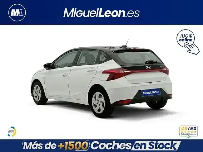 Usado Hyundai i20 100 CV (73 kW) 2021 Blanco Utilitario