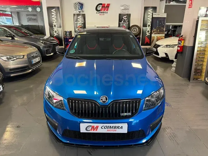 Usado Skoda Octavia RS 184 CV (135 kW) 2016 Azul Familiar