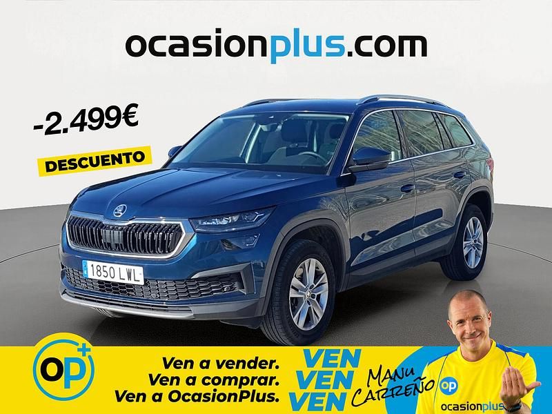 Usado Skoda Kodiaq Ambition 150 CV (110 kW) 2022 Azul SUV