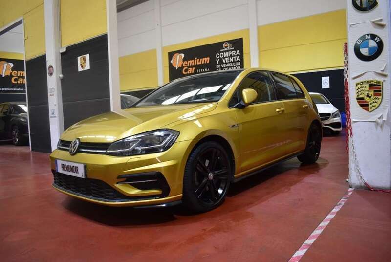 Amarillo Usado 2018 VW Golf VII R-line Utilitario | 19.990 € (Precio justo) - Imagen 1/4