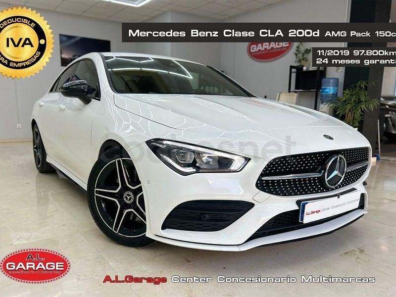 Usado Mercedes CLA200 150 CV (110 kW) 2020 Blanco Berlina