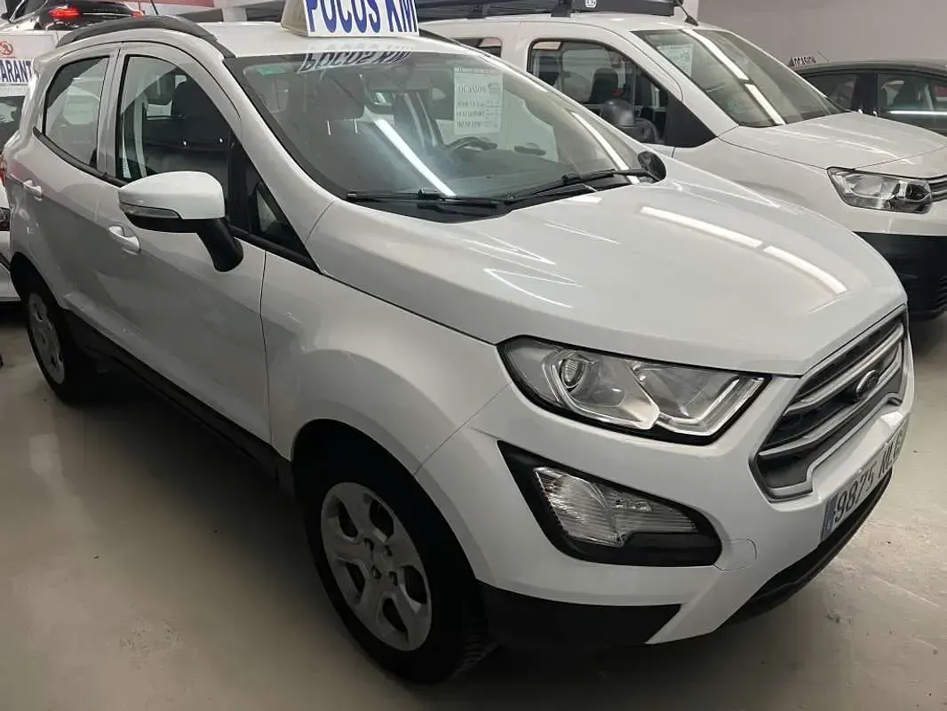 Usado Ford Ecosport Trend 125 CV (91 kW) 2019 Blanco SUV