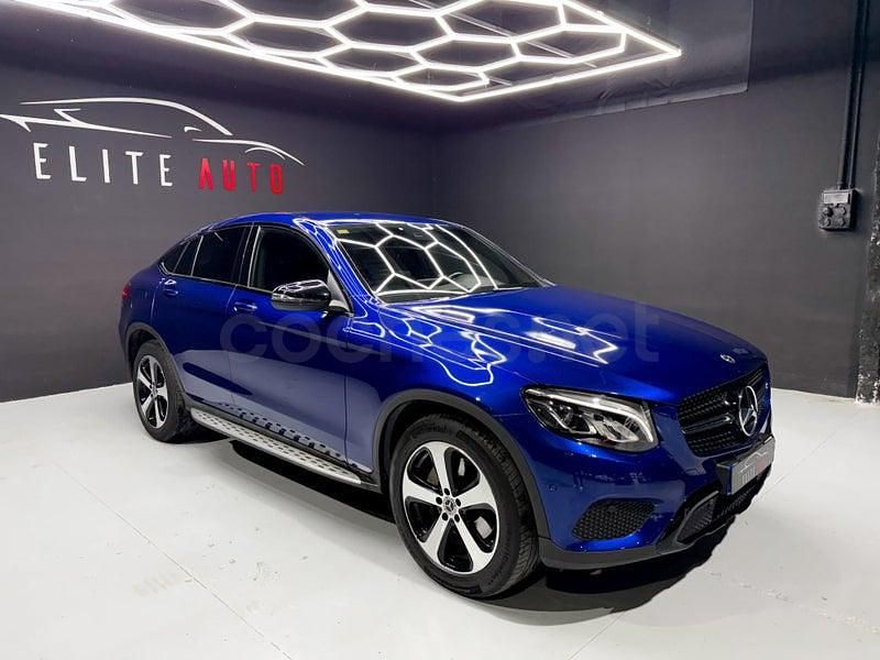 Usado Mercedes GLC220 194 CV (142 kW) 2019 Azul Coupe