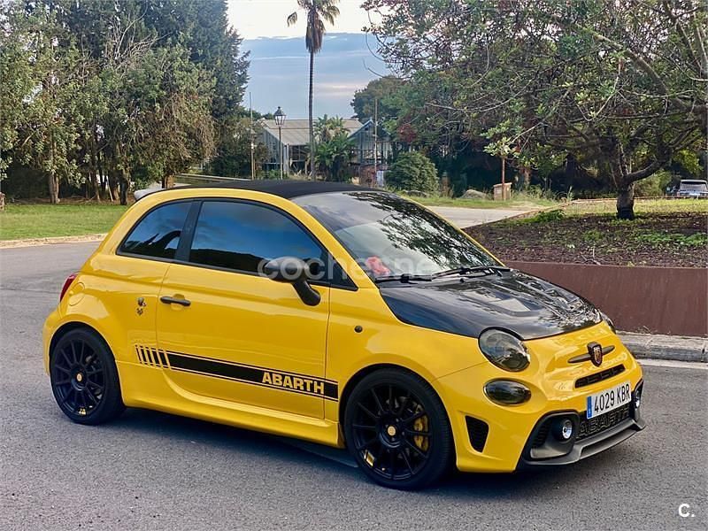 Amarillo Usado 2019 Abarth 595C Descapotable | 20.500 € (Un poco caro) - Imagen 1/4