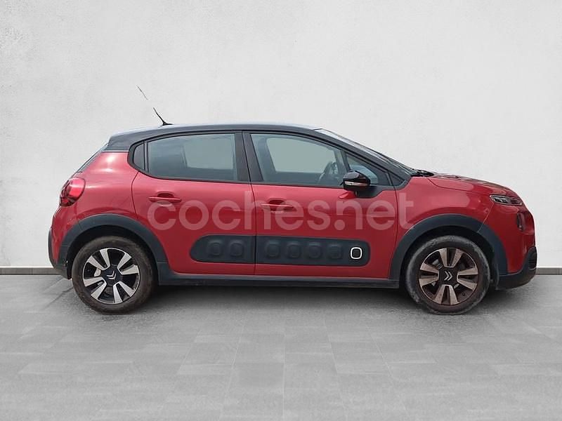 Usado Citroën C3 Feel 82 CV (60 kW) 2017 Granate Berlina