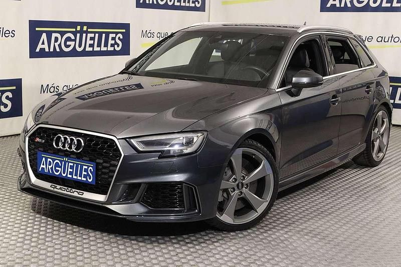 Usado Audi RS3 Sportback Advanced 400 CV (294 kW) 2018 Gris Utilitario