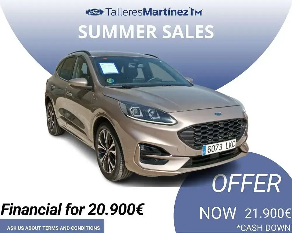 Usado Ford Kuga ST-Line X 150 CV (110 kW) 2020 Plateado SUV