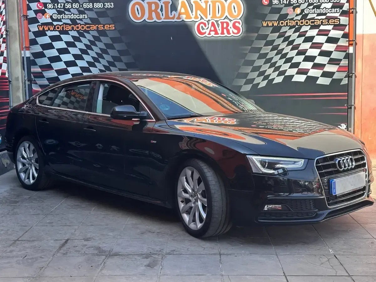 Usado Audi A5 Sportback Advanced Plus 177 CV (130 kW) 2016 Negro Utilitario