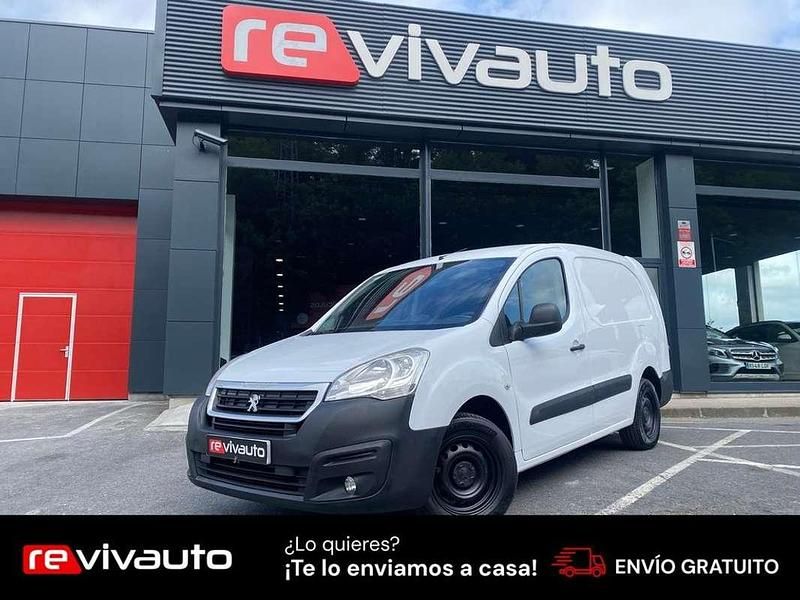 Blanco Usado 2018 Peugeot Partner Van | 8600 € (Un poco caro) - Imagen 1/4
