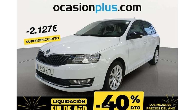 Blanco Usado 2019 Skoda Rapid Utilitario | 12.773 € (Precio justo) - Imagen 1/4