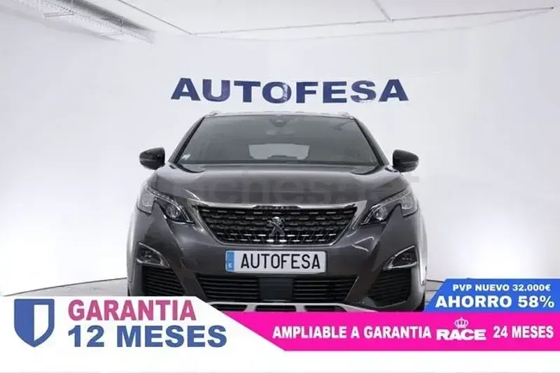 Usado Peugeot 3008 GT-line 130 CV (95 kW) 2018 Gris / plata SUV