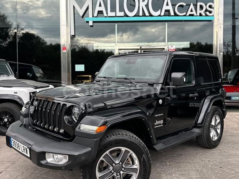 Negro Usado 2021 Jeep Wrangler Sahara SUV | 49.990 € (Buen precio) - Imagen 1/4