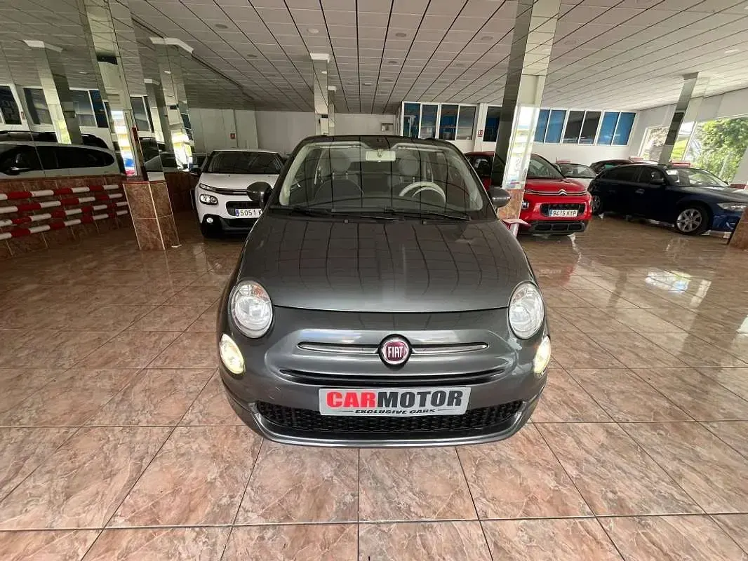 Usado Fiat 500C Lounge 86 CV (63 kW) 2018 Gris Descapotable