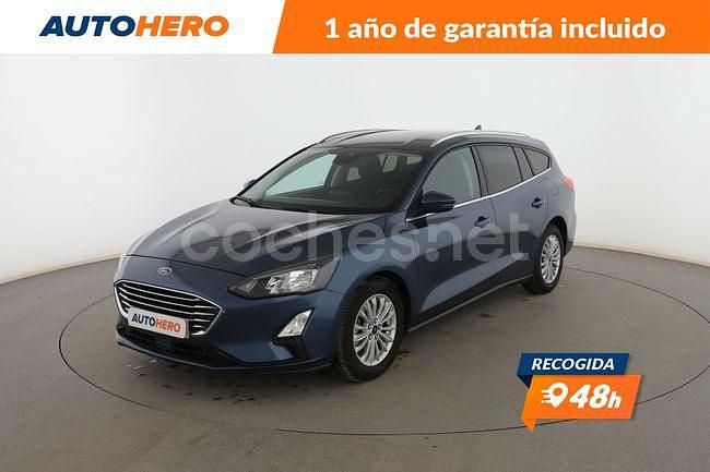 Azul Usado 2020 Ford Focus Titanium Familiar | 13.599 € (Precio justo) - Imagen 1/3
