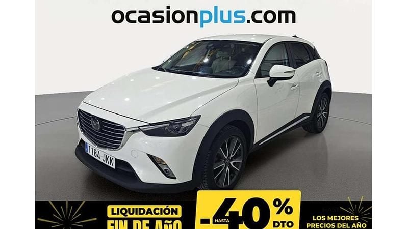 Blanco Usado 2015 Mazda CX-3 Luxury SUV | 11.550 € (Precio justo) - Imagen 1/4