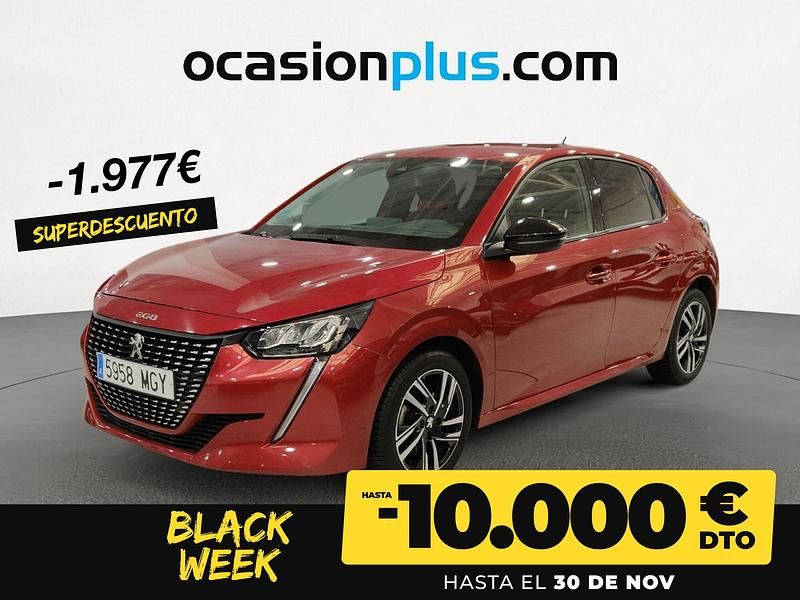 Rojo Usado 2023 Peugeot 208 Allure Utilitario | 12.400 € (Precio justo) - Imagen 1/4