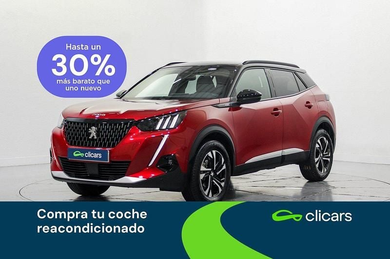 Rojo Usado 2022 Peugeot 2008 GT SUV | 20.990 € (Precio justo) - Imagen 1/4