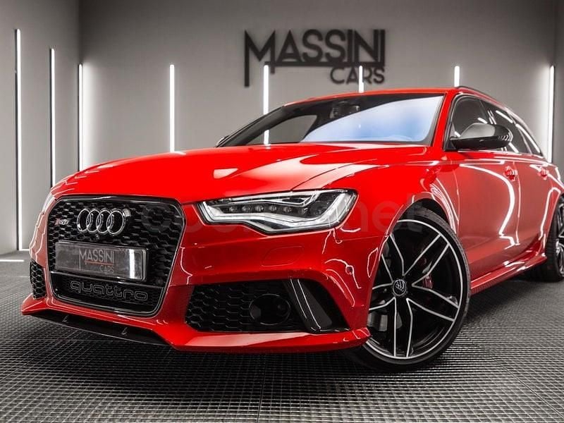 Usado Audi RS6 Exclusive 560 CV (411 kW) 2014 Rojo Familiar