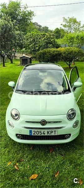 Usado Fiat 500 Lounge 69 HP (50 kW) 2018 Verde Sedan
