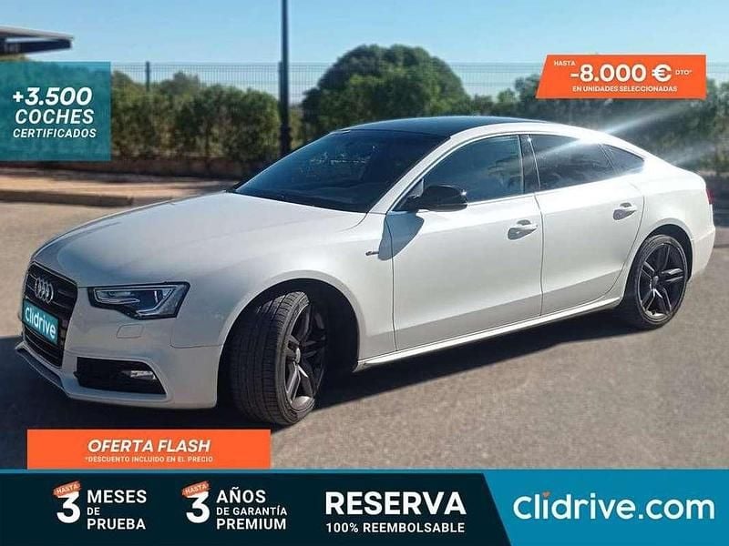 Blanco Usado 2015 Audi A5 Sportback Advanced Utilitario | 12.990 € (Buen precio) - Imagen 1/4