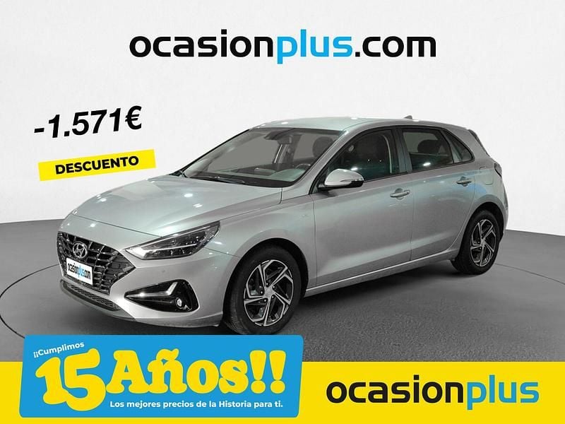Gris Usado 2022 Hyundai i30 | 17.290 € (Precio justo) - Imagen 1/4