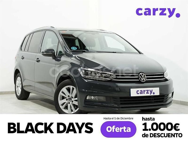 Gris / plata Usado 2021 VW Touran Advance Monovolumen | 30.900 € (Caro) - Imagen 1/4