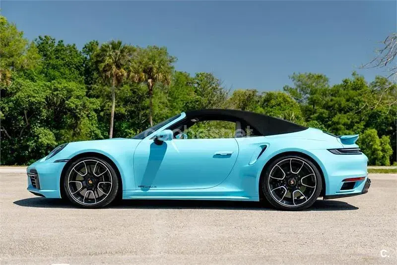 Usado Porsche 911 Turbo Cabriolet 580 CV (426 kW) 2024 Azul Descapotable