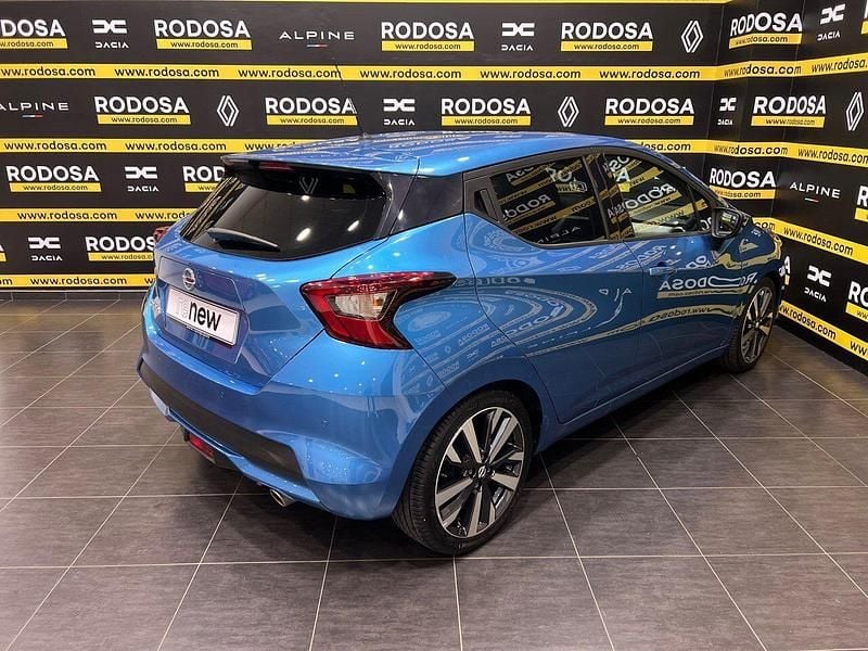 Usado Nissan Micra Tekna 117 CV (86 kW) 2020 Azul Berlina