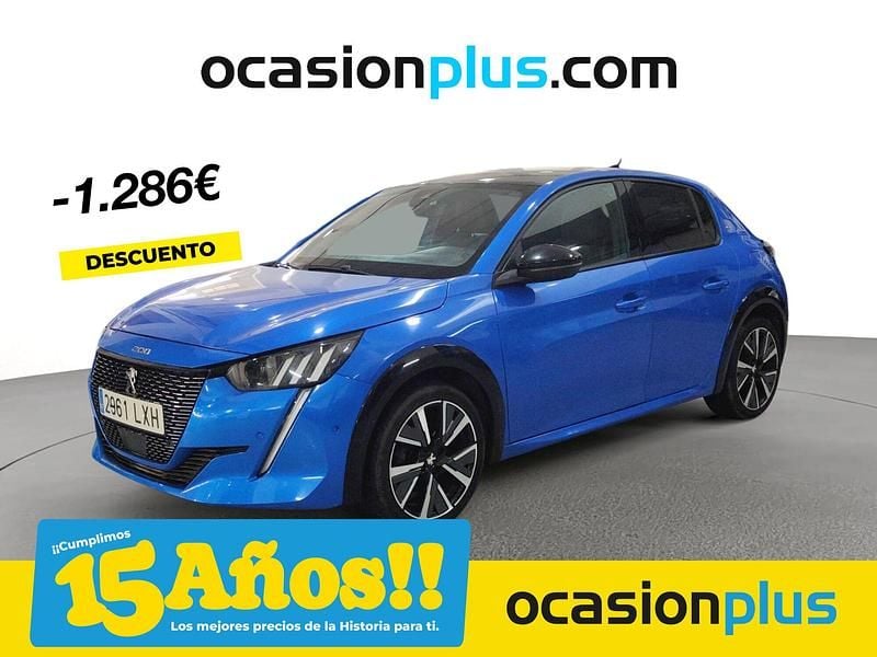 Azul Usado 2022 Peugeot 208 GT Utilitario | 13.000 € (Precio justo) - Imagen 1/4