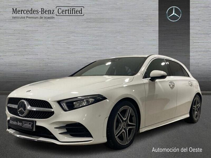 Blanco Usado 2019 Mercedes A200 AMG line Berlina | 26.900 € (Un poco caro) - Imagen 1/4