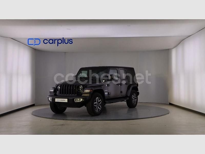 Negro Usado 2022 Jeep Wrangler Sahara SUV | 58.790 € (Precio justo) - Imagen 1/4