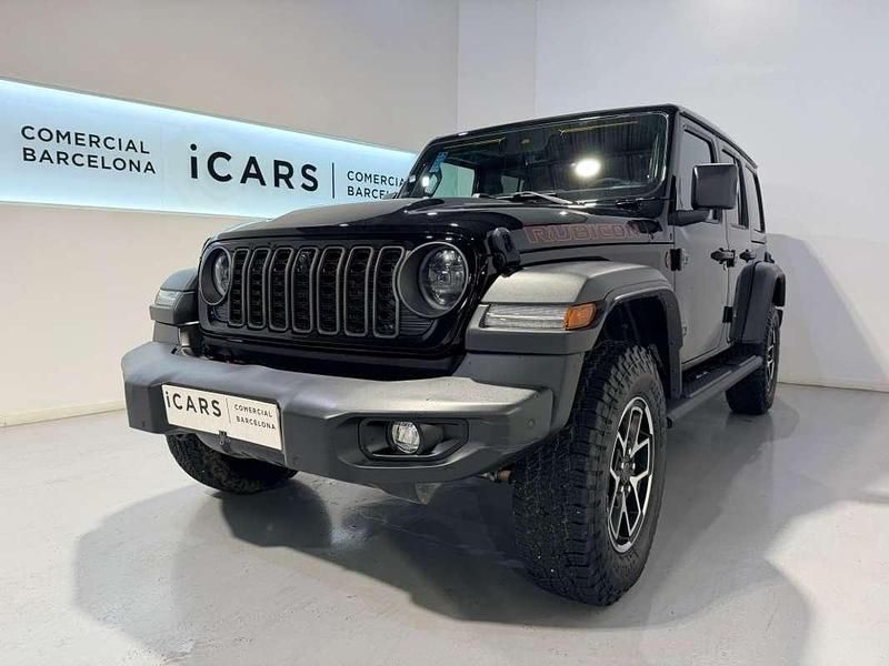 Negro Usado 2025 Jeep Wrangler Unlimited Rubicon SUV | 67.990 € (Caro) - Imagen 1/4