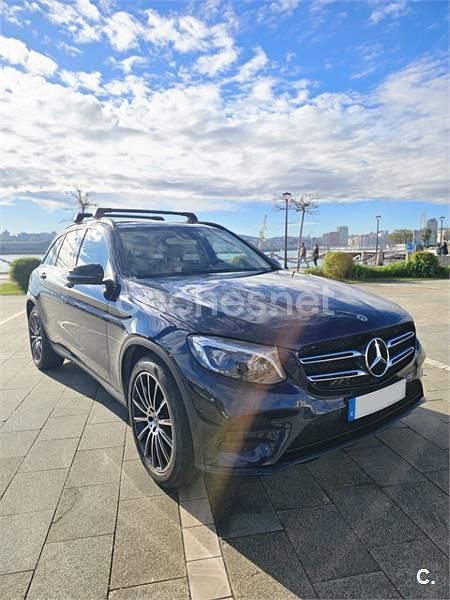 Azul Usado 2018 Mercedes GLC250 SUV | 29.800 € (Precio justo) - Imagen 1/4