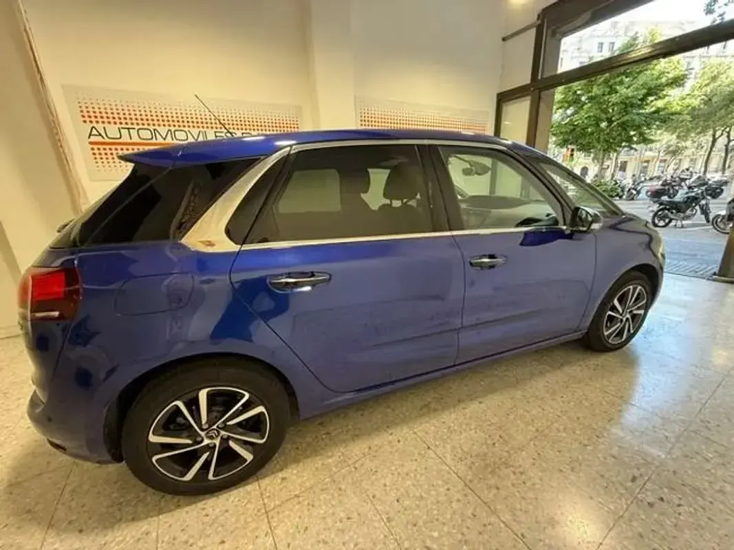 Usado Citroën C4 Feel 120 CV (88 kW) 2017 Azul Monovolumen