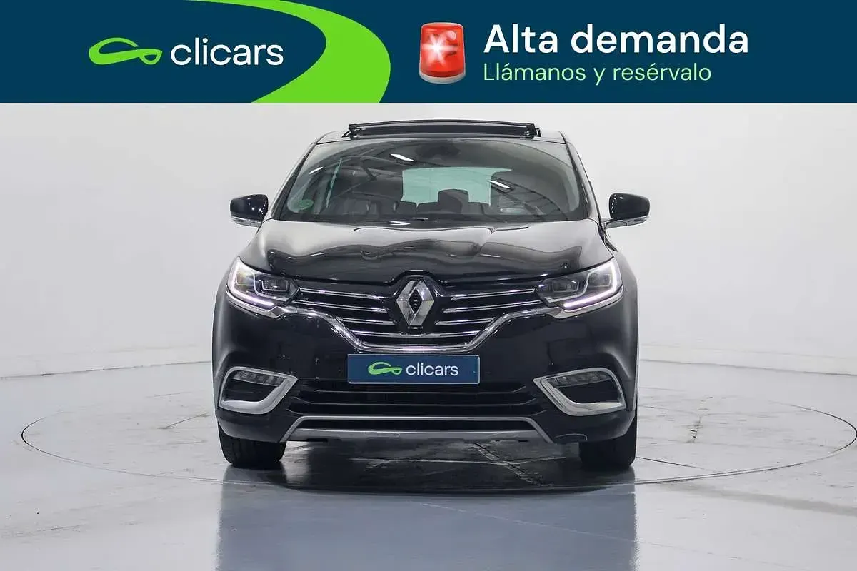 Usado Renault Espace Zen 160 CV (117 kW) 2016 Negro Monovolumen