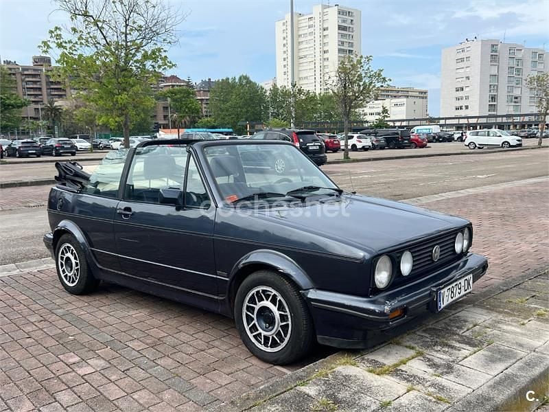 Usado VW Golf Cabriolet 112 CV (82 kW) 1990 Azul Descapotable