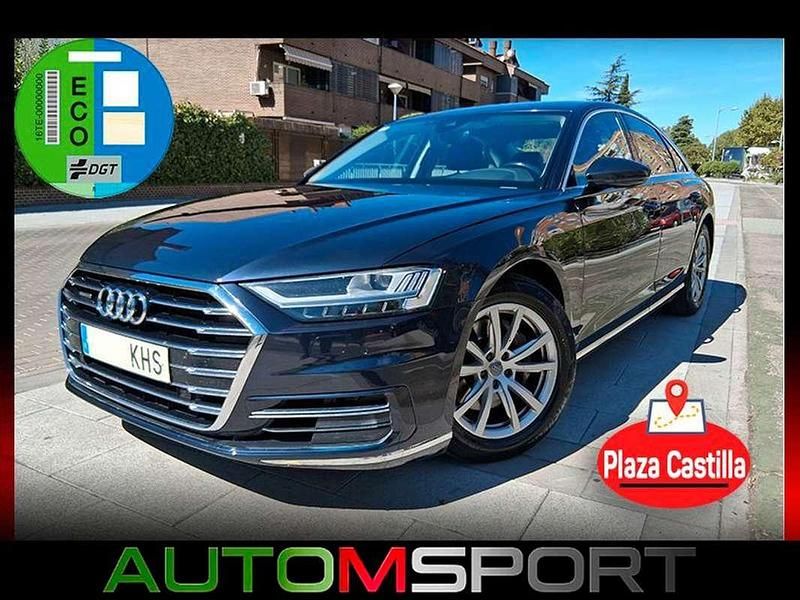 Usado Audi A8 Sport 286 CV (210 kW) 2018 Azul Berlina