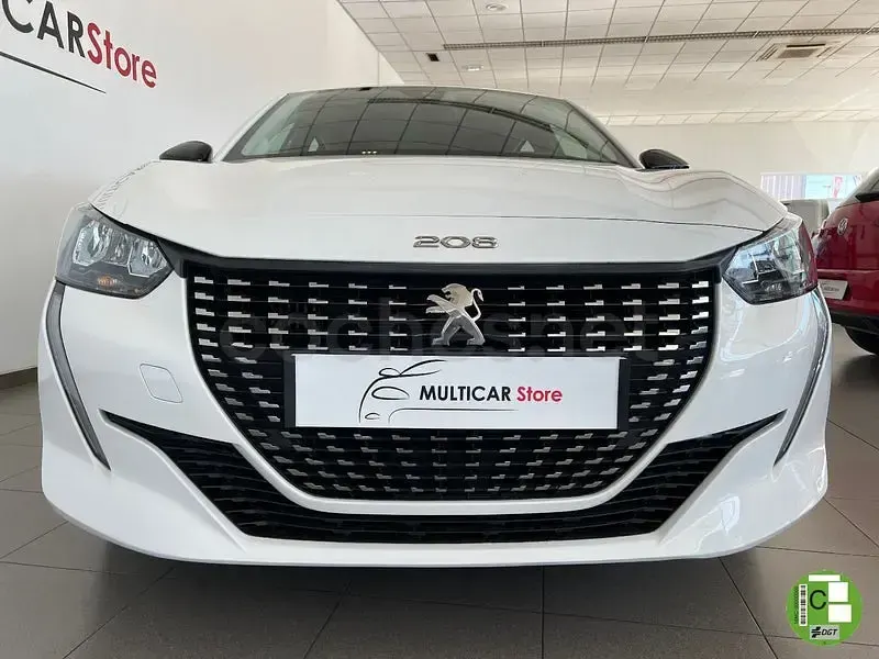 Usado Peugeot 208 Active 100 CV (73 kW) 2022 Blanco Utilitario