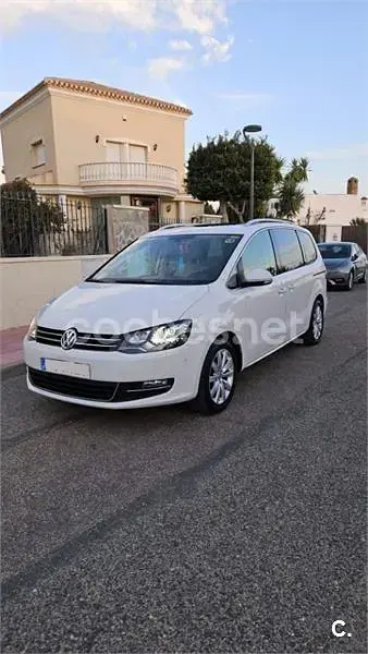 Usado VW Sharan Sport 177 CV (130 kW) 2014 Blanco Monovolumen