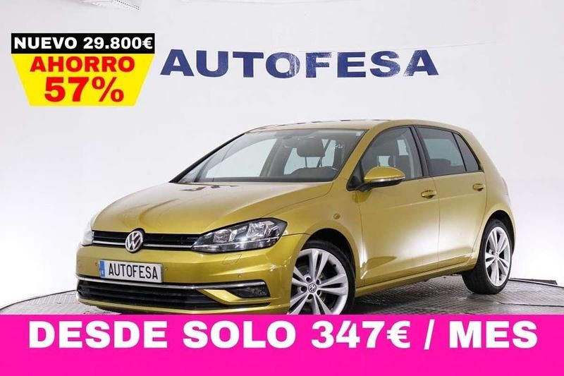 Amarillo Usado 2017 VW Golf Sportsvan Monovolumen | 12.750 € (Precio justo) - Imagen 1/4