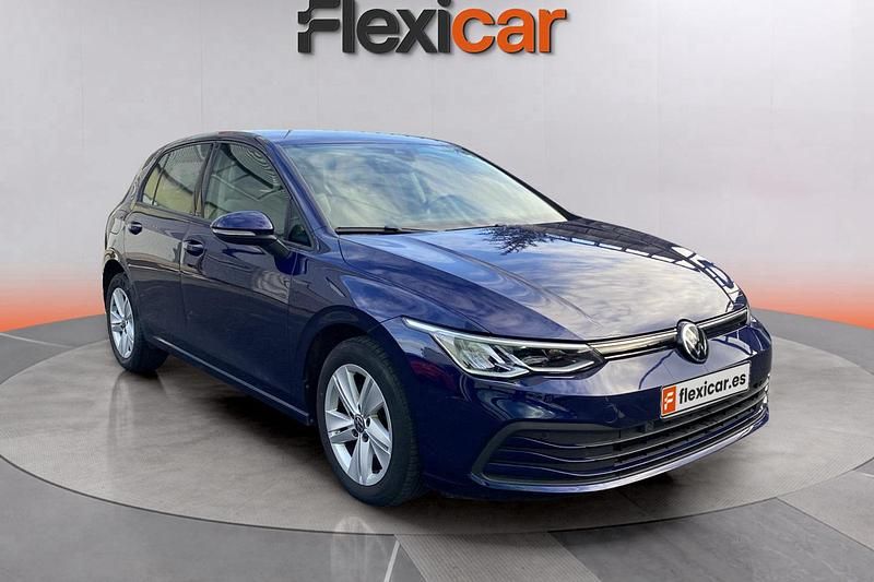 Azul Usado 2021 VW Golf Life Berlina | 14.990 € (Super precio) - Imagen 1/4
