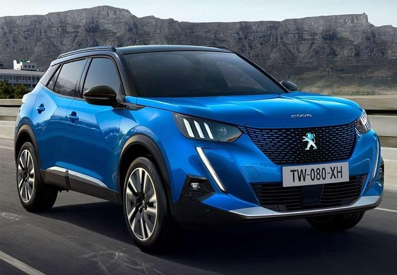 Rojo Usado 2022 Peugeot e-2008 GTi SUV | 18.990 € (Precio justo) - Imagen 1/4