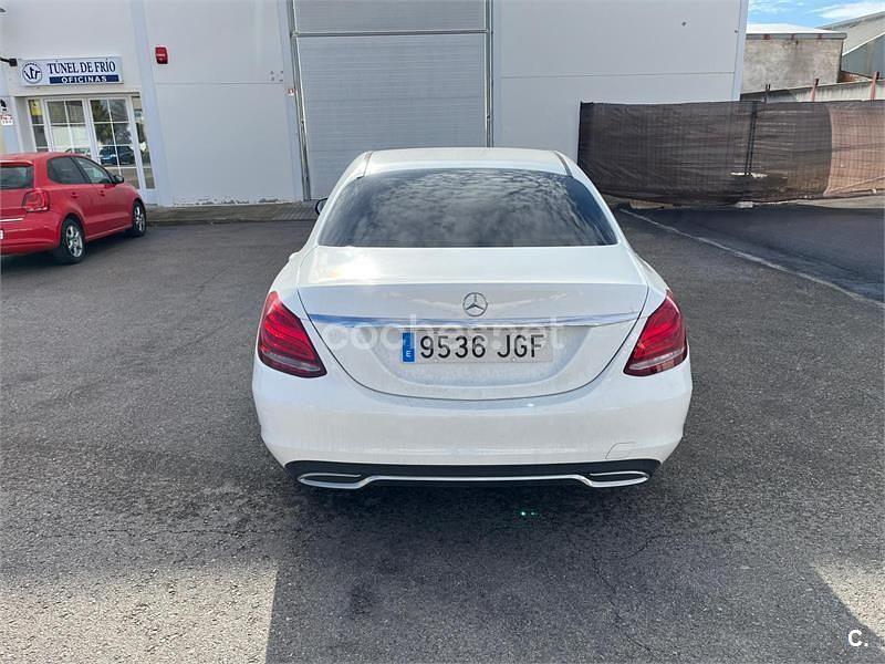 Usado Mercedes C220 Avantgarde 170 CV (125 kW) 2015 Blanco Berlina