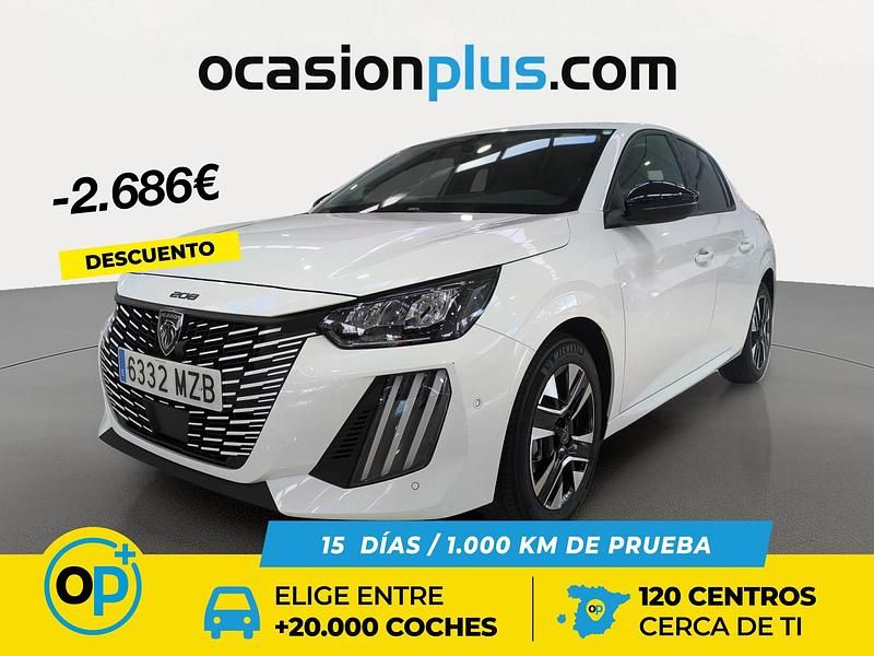 Usado Peugeot 208 Allure 100 CV (73 kW) 2025 Blanco Utilitario