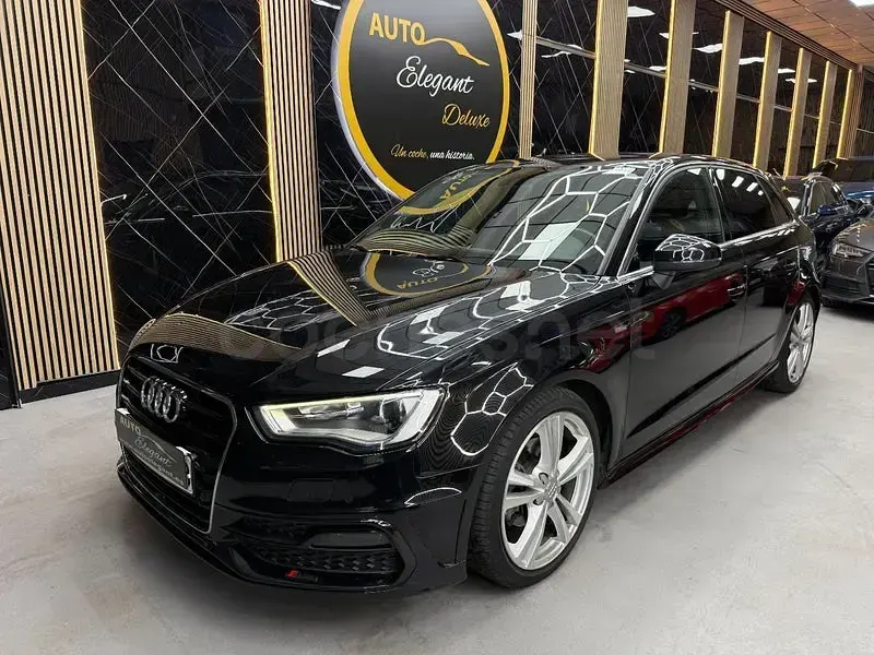 Usado Audi A3 S-Line 150 CV (110 kW) 2016 Negro Berlina